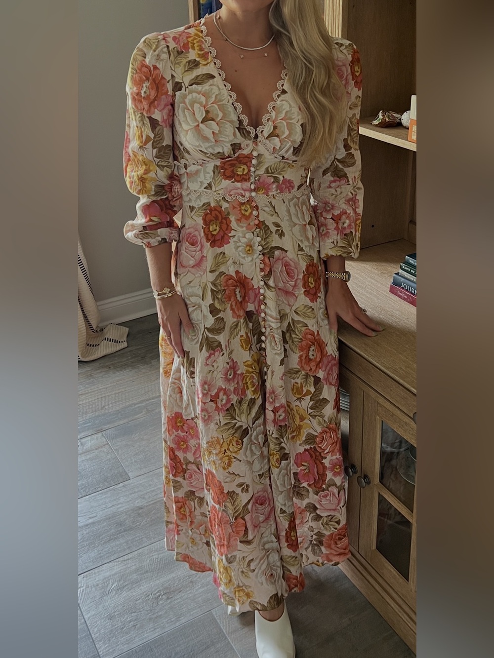 Zimmermann Bonita linen maxi dress - Picture 2 of 4